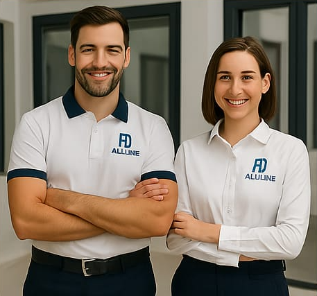 Aluline workers